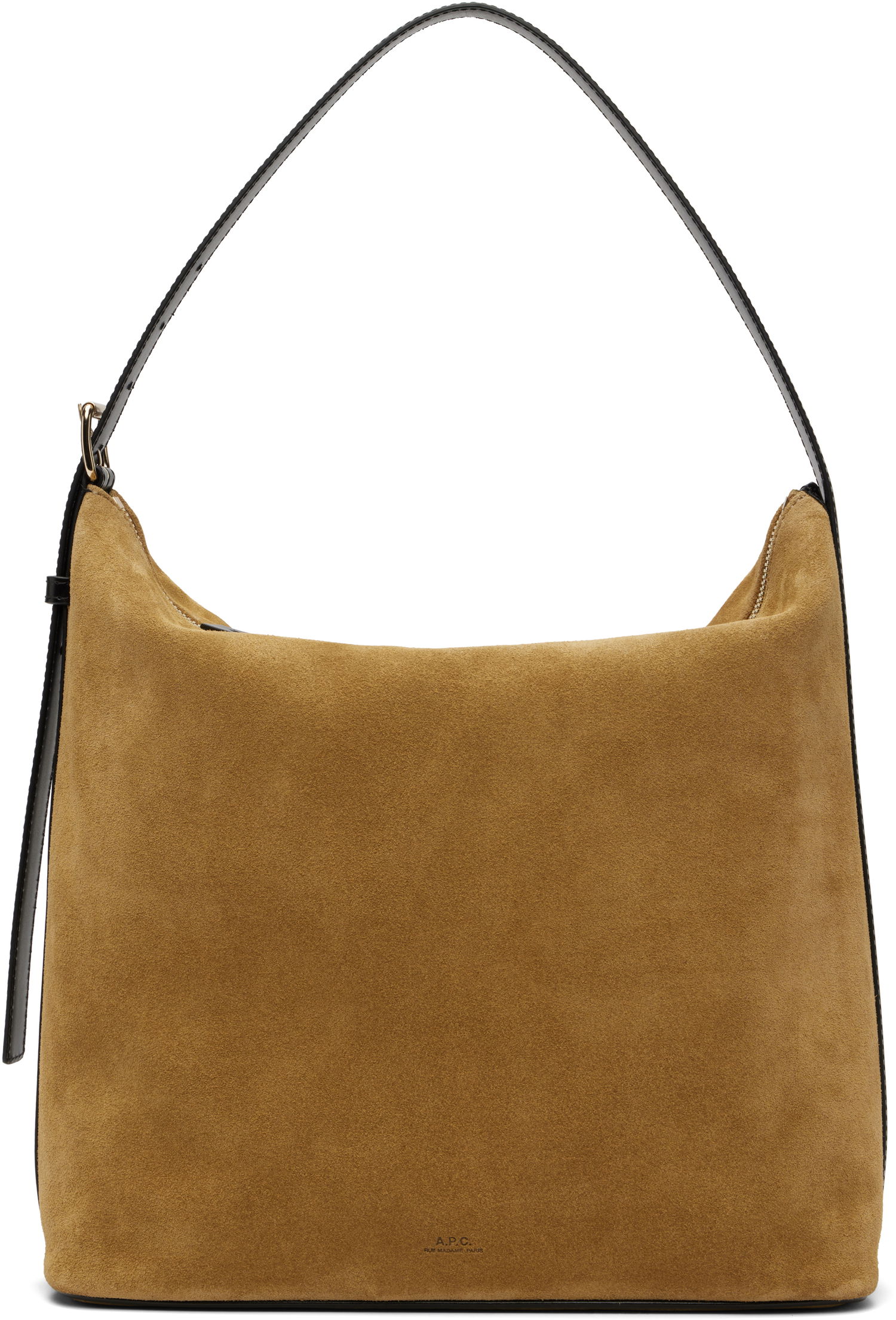 Taška cez rameno A.P.C. Vera Suede Shoulder Bag Hnedá | PXCAL-F61902, 0