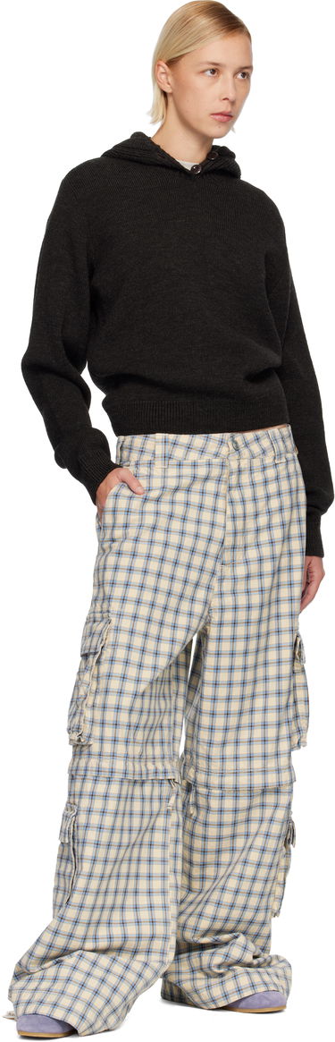 Cargo nohavice ERL Zip-Off Plaid Cargo Pants Rôznofarebný | ERL11P007, 3