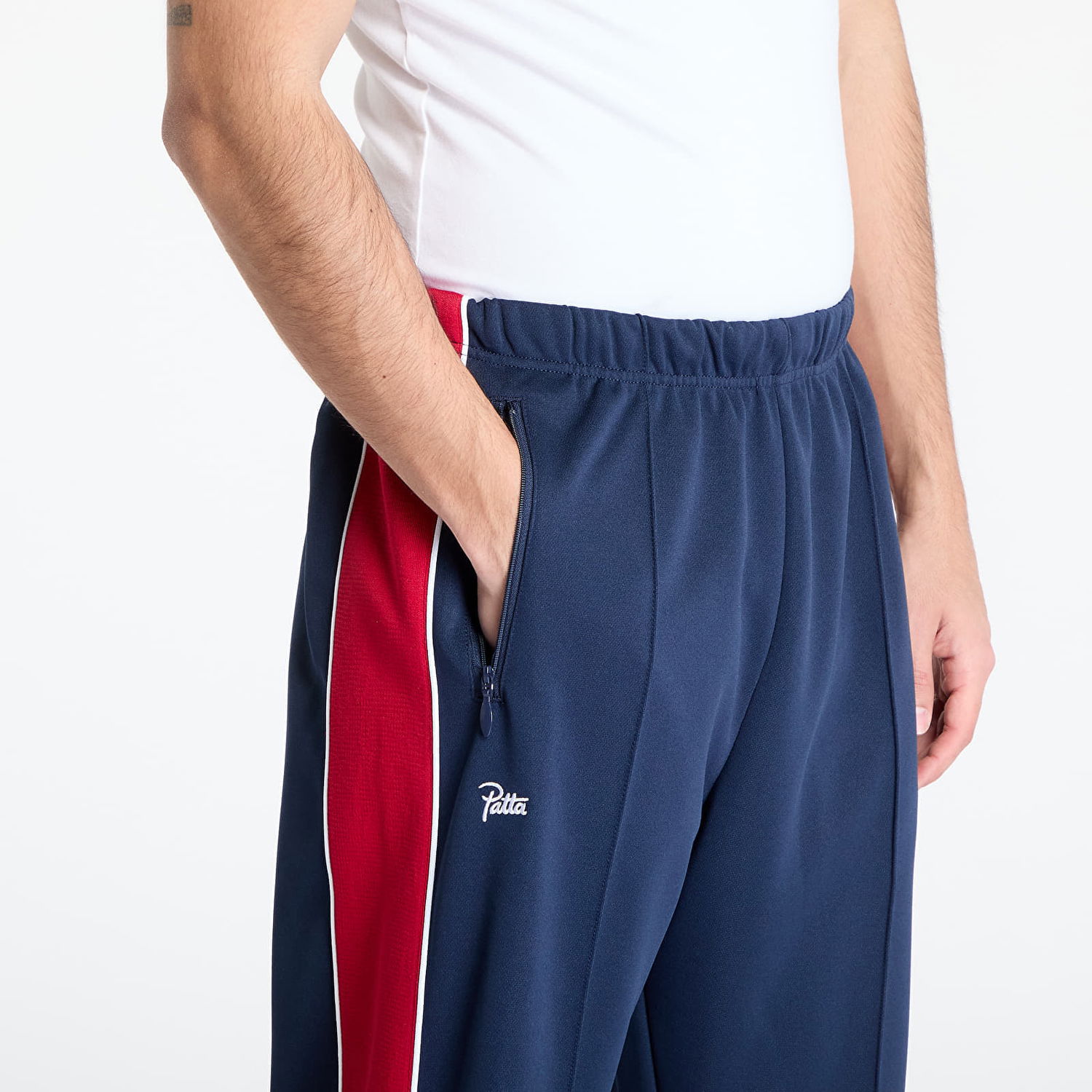 Tepláky Patta Patta Tricot Straight Track Pants Navy | POC-SS25-8050-335-0004-153, 1