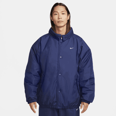 Prešívaná bunda Nike Sportswear Solo Swoosh Navy | FB7852-410, 2