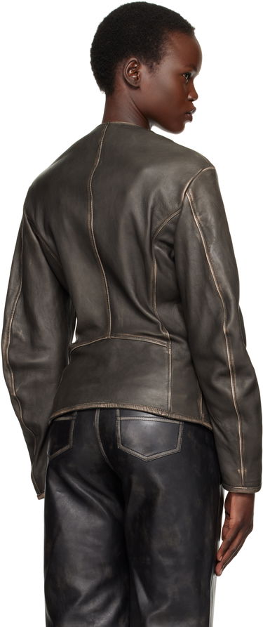 Bunda Diesel Leather Jacket Čierna | A15873 0EGBL, 2