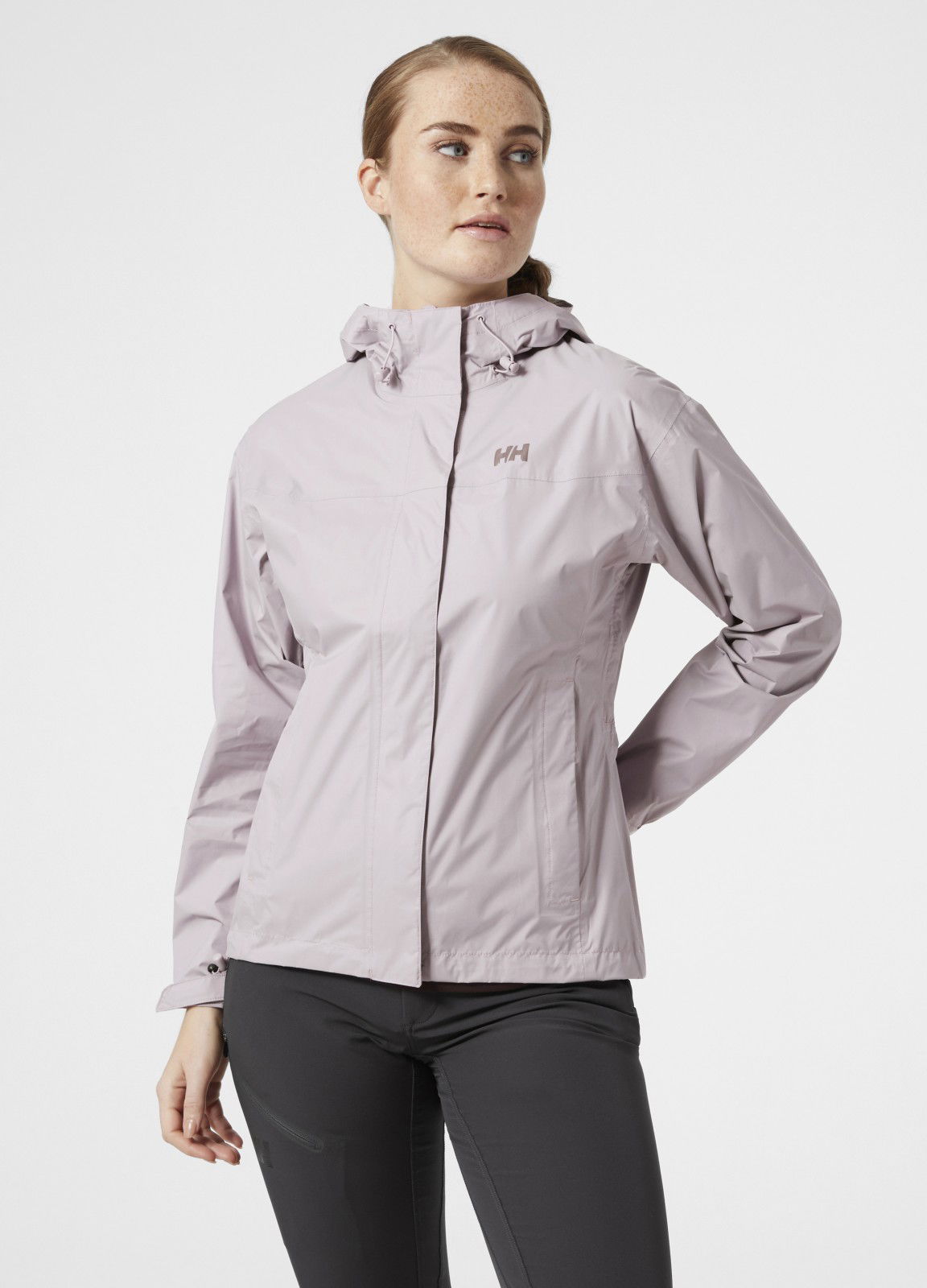 Lightweight Packable Hooded Rain Jacket