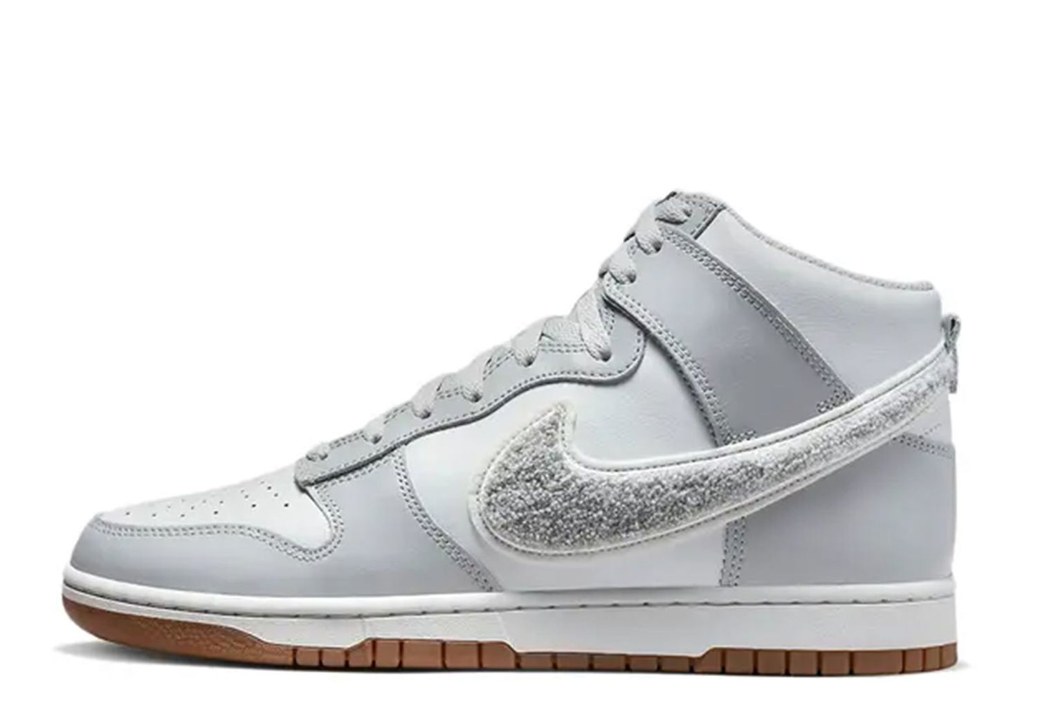 Tenisky a topánky Nike Dunk High University Chenille Swoosh "Light Smoke Grey" Šedá | DR8805-003, 1