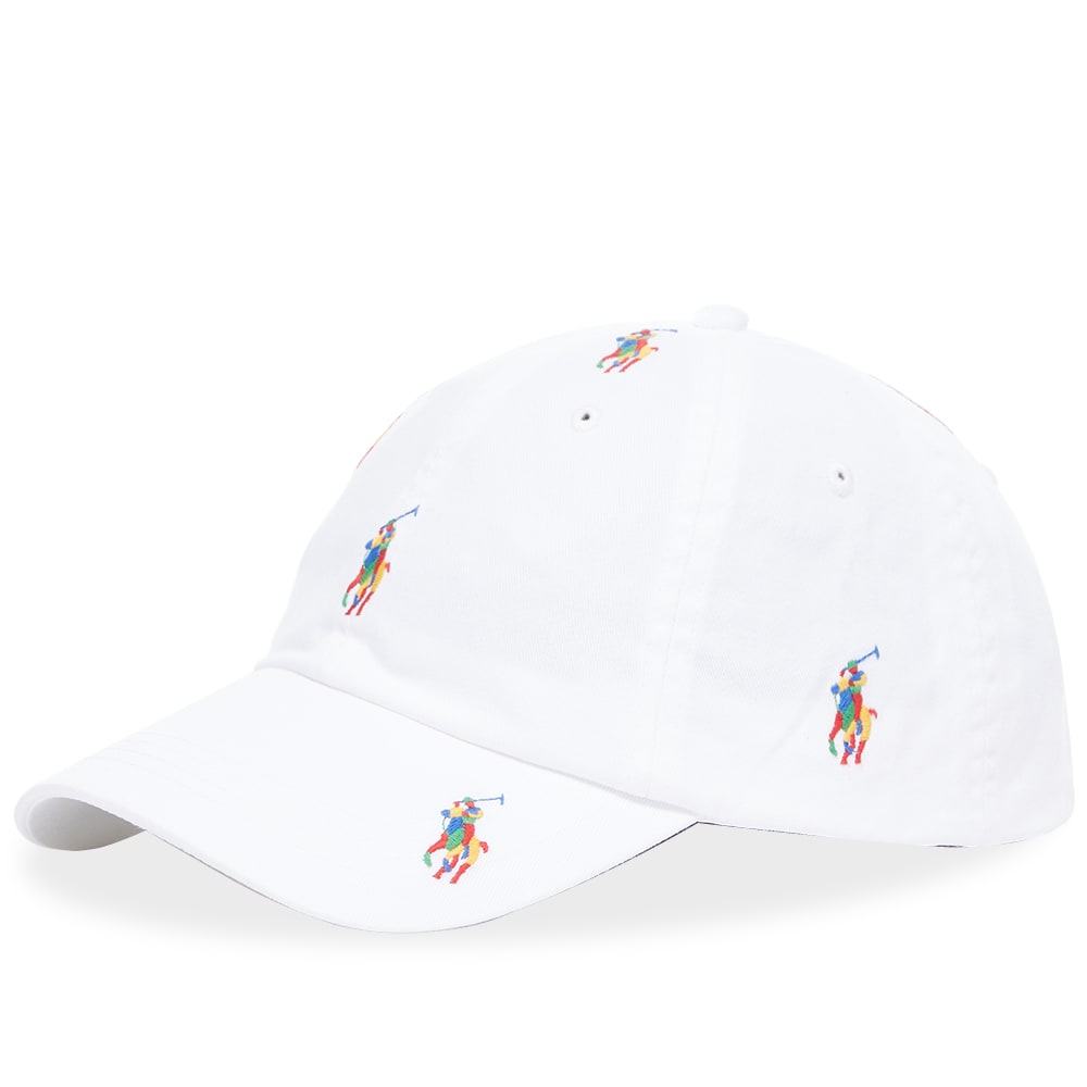 Šiltovka Polo by Ralph Lauren All Over Pony Baseball Cap Biela | 710865201001, 0