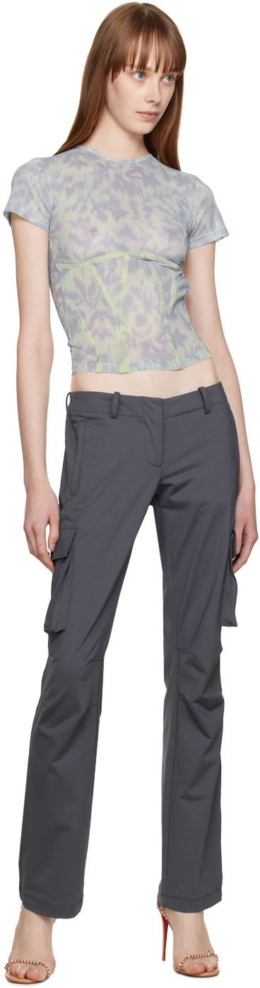 Cargo nohavice Miaou Miaou Raven Cargo Pants Šedá | 1019PTCHL, 3
