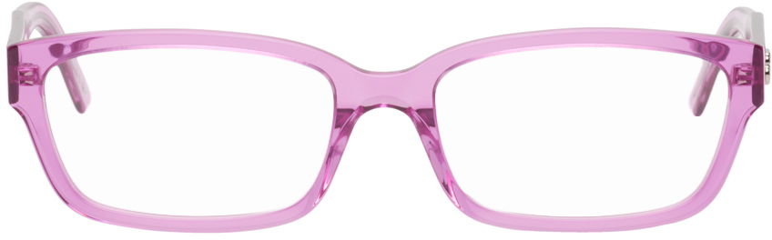 Slnečné okuliare Balenciaga Rectangular Glasses Ružová | BB0065O, 0