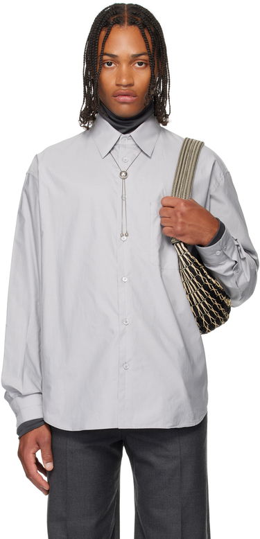 Košeľa LEMAIRE Regular Fit Long Sleeve Button-Up Shirt Šedá | SH1201 LF1500, 0