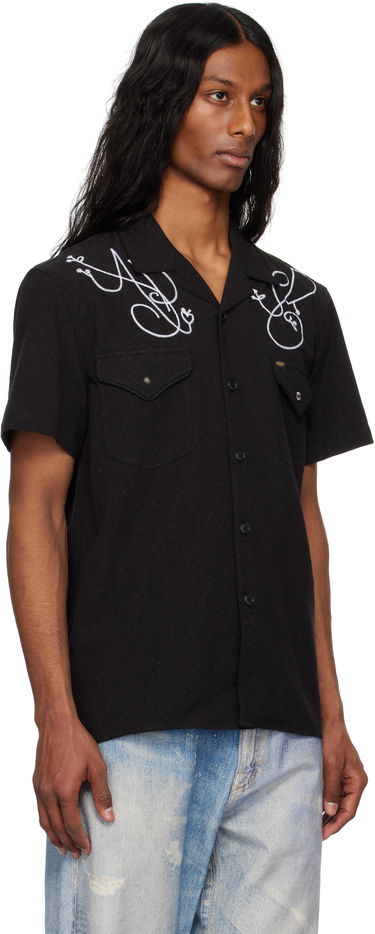 Košeľa Andersson Bell Andersson Bell Chain Embroidered Shirt Čierna | atb1280m, 1