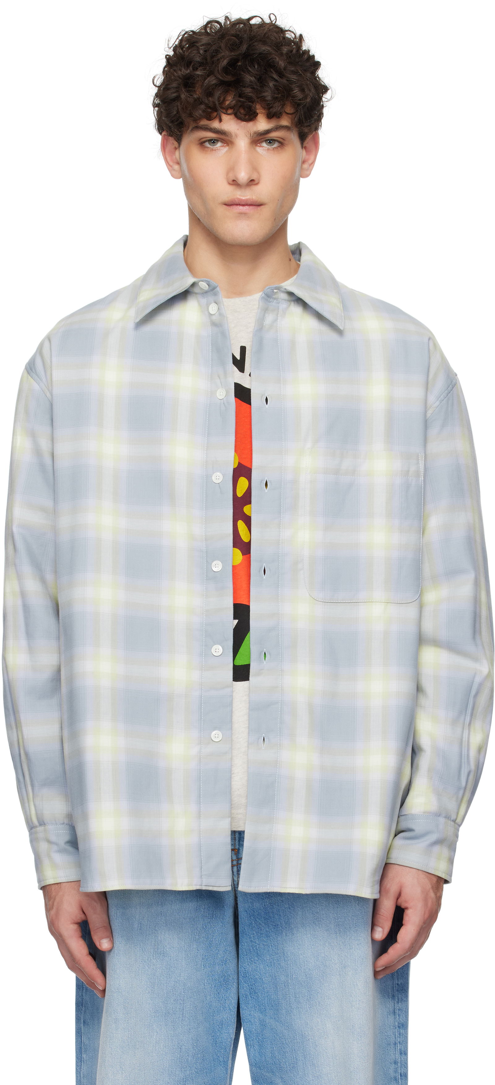 Shadow Check Overshirt