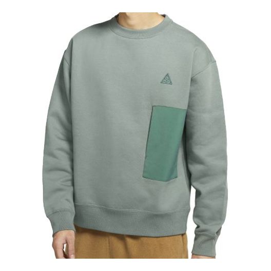 Sveter Nike ACG ACG Contrasting Pocket Fleece Pullover Zelené | CV0683-365