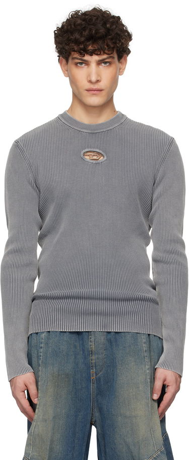 Sveter Diesel K-Darin-R Cutout Detail Sweater Šedá | A16261-0DBDI-9DT, 0