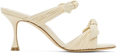 Doplnky Manolo Blahnik Manolo Blahnik Lollo Knotted Heeled Sandals Biela | 224-1604, 0