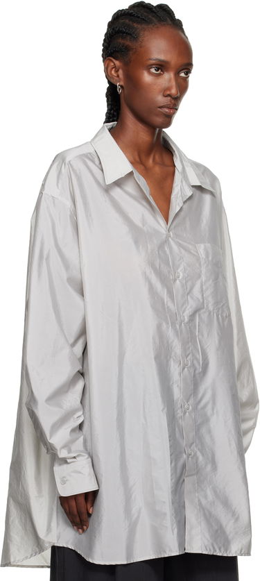 Košeľa Maison Margiela Maison Margiela Long-Sleeve Button-Down Shirt Šedá | S51DT0025 M35350, 1