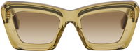 Beveled Cat-Eye Sunglasses