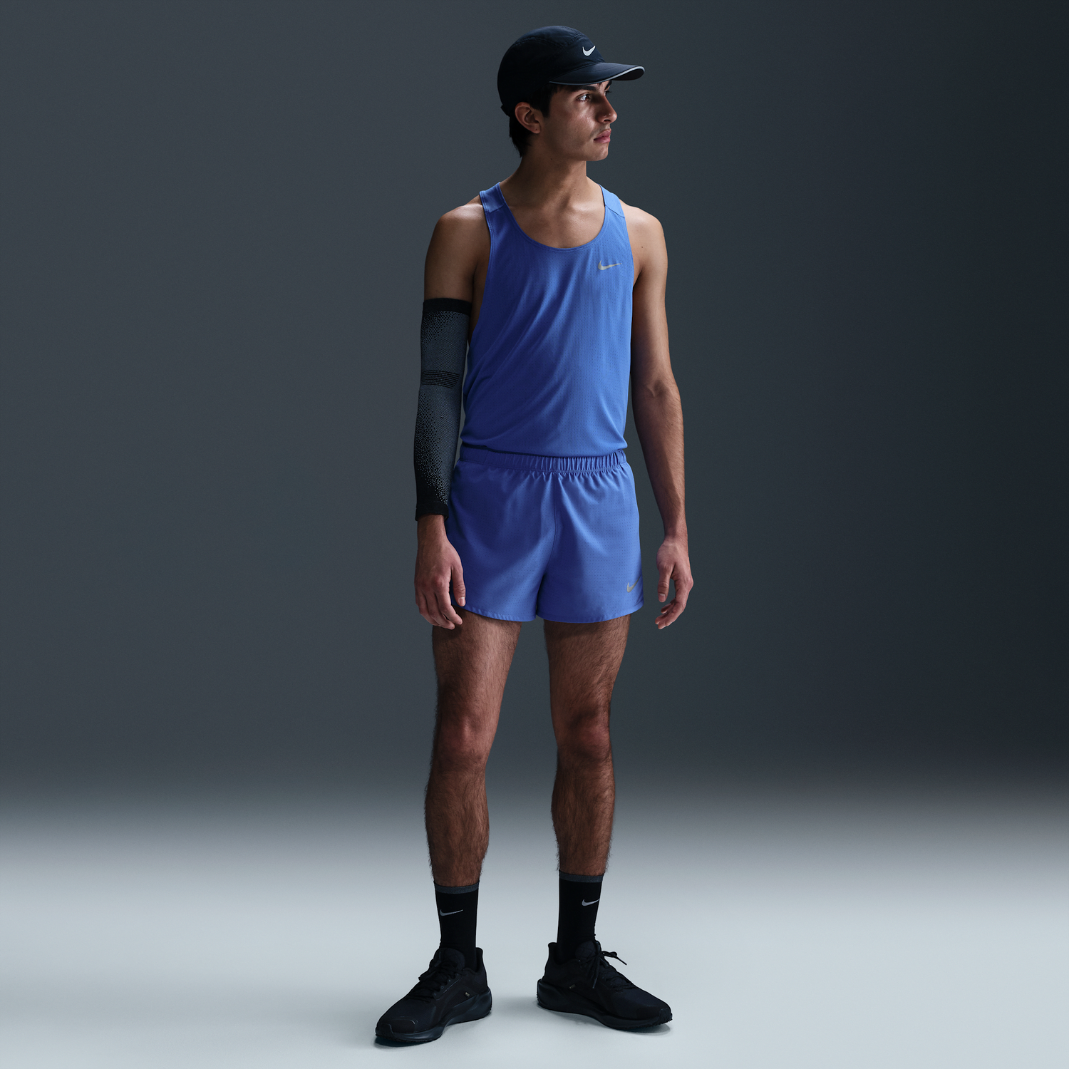 Šortky Nike Fast Dri-FIT 3" Running Shorts with Liner Modrá | FN3355-411, 0