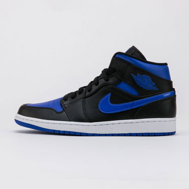 Tenisky a topánky Jordan Air Jordan 1 Mid "Black Hyper Royal" Modrá | 554724-068, 0