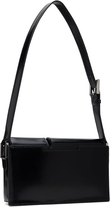 Kabelka BY FAR BY FAR Baby Billy Semi Patent Leather Bag Čierna | 21FWBABYBOBLWSMA, 2