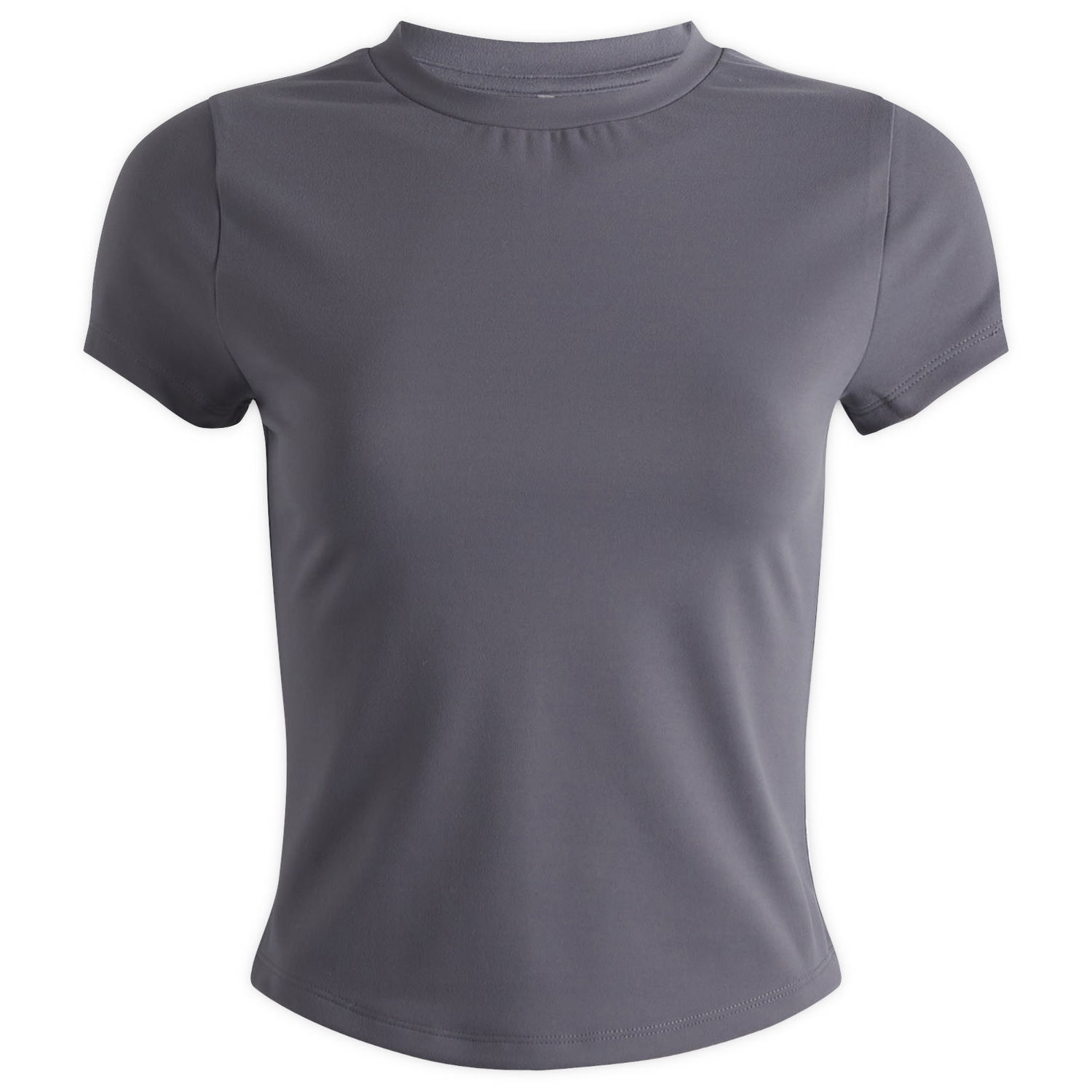 Crop Top Represent Clo Scoop Hem Baby Tee Šedá | OCW41388-46, 1