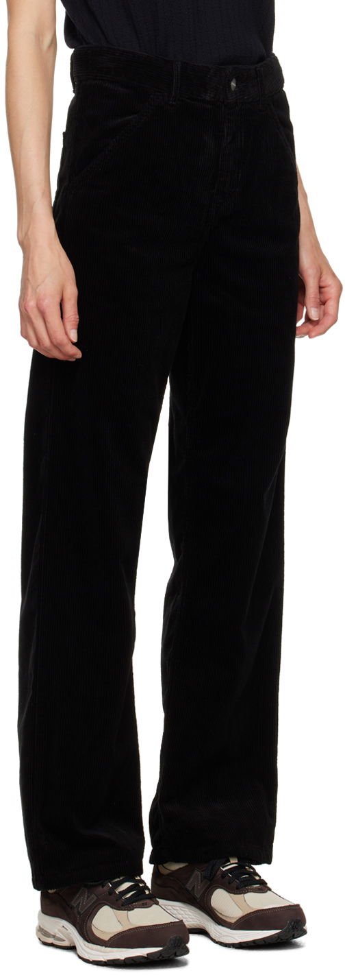 Nohavice Carhartt WIP Corduroy Straight Leg Pants Čierna | I033889 8902, 1