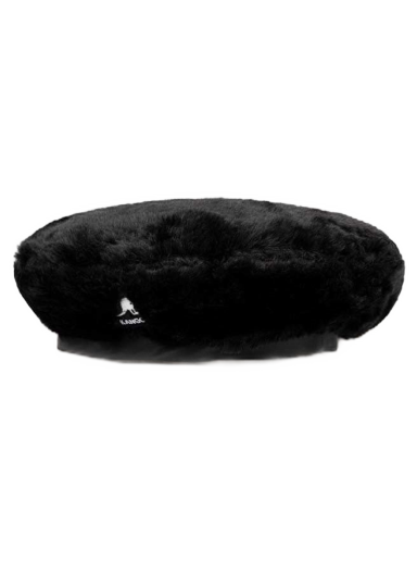 Baretka Kangol Faux Fur Beret Čierna | K4369.SB002