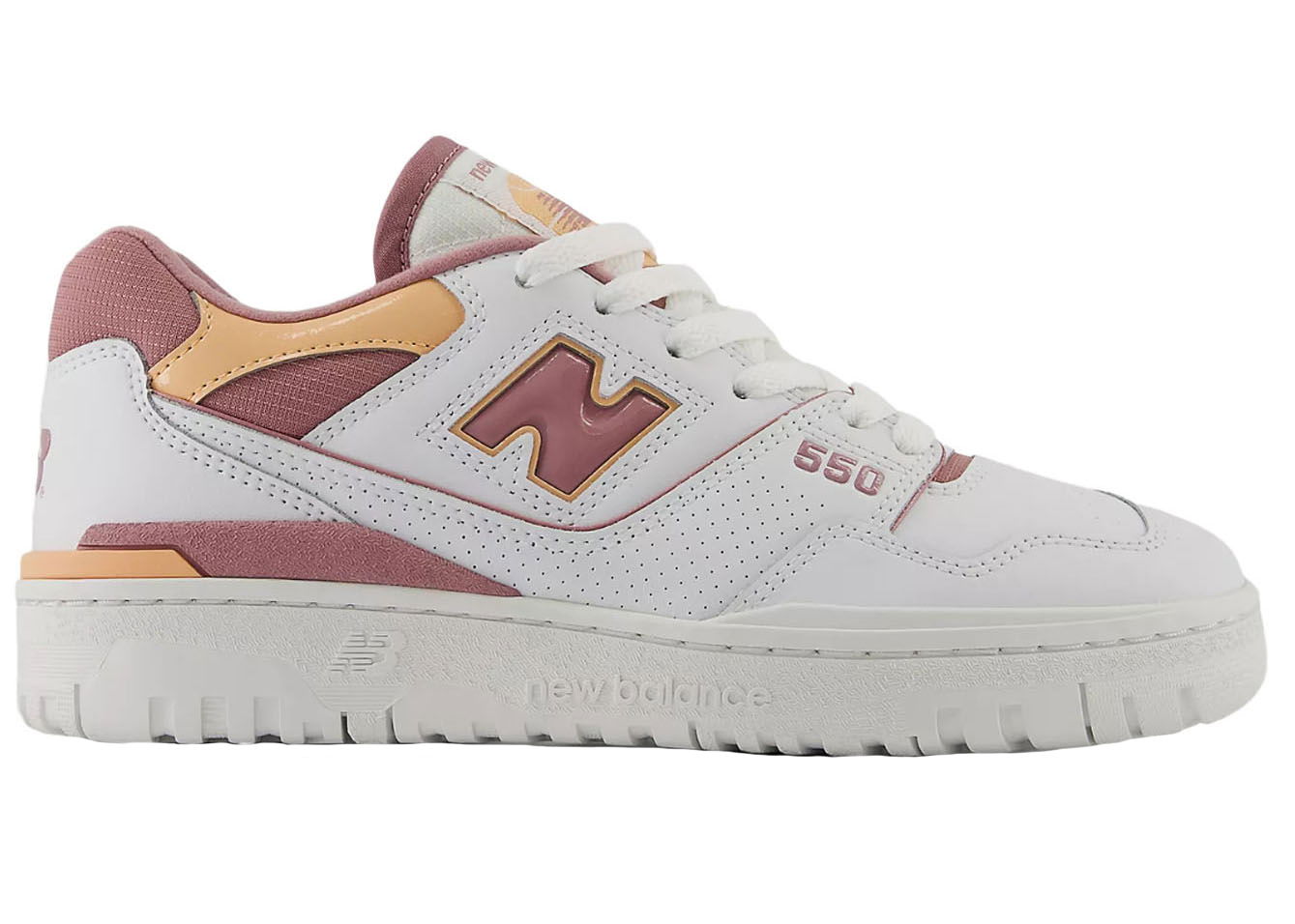 Tenisky a topánky New Balance 550 Rosewood Hazy Peach (Women's) Biela | BBW550EA, 0