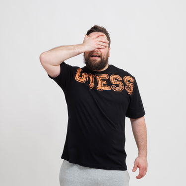 Tričko GUESS Guess Bugler T-Shirt Čierna | Z5GI15I3Z14-JBLK, 0