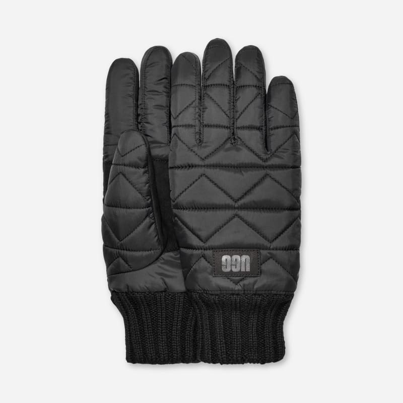 Rukavice UGG Quilted Gloves Size L Čierna | 101054-BLK, 0