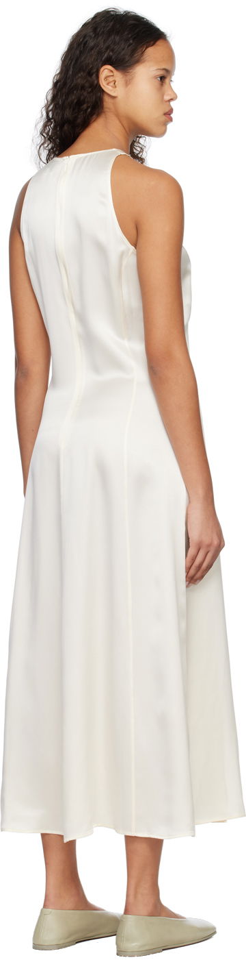 Šaty Loulou de Saison Loulou de Saison Mina Midi Dress Biela | MINA, 2