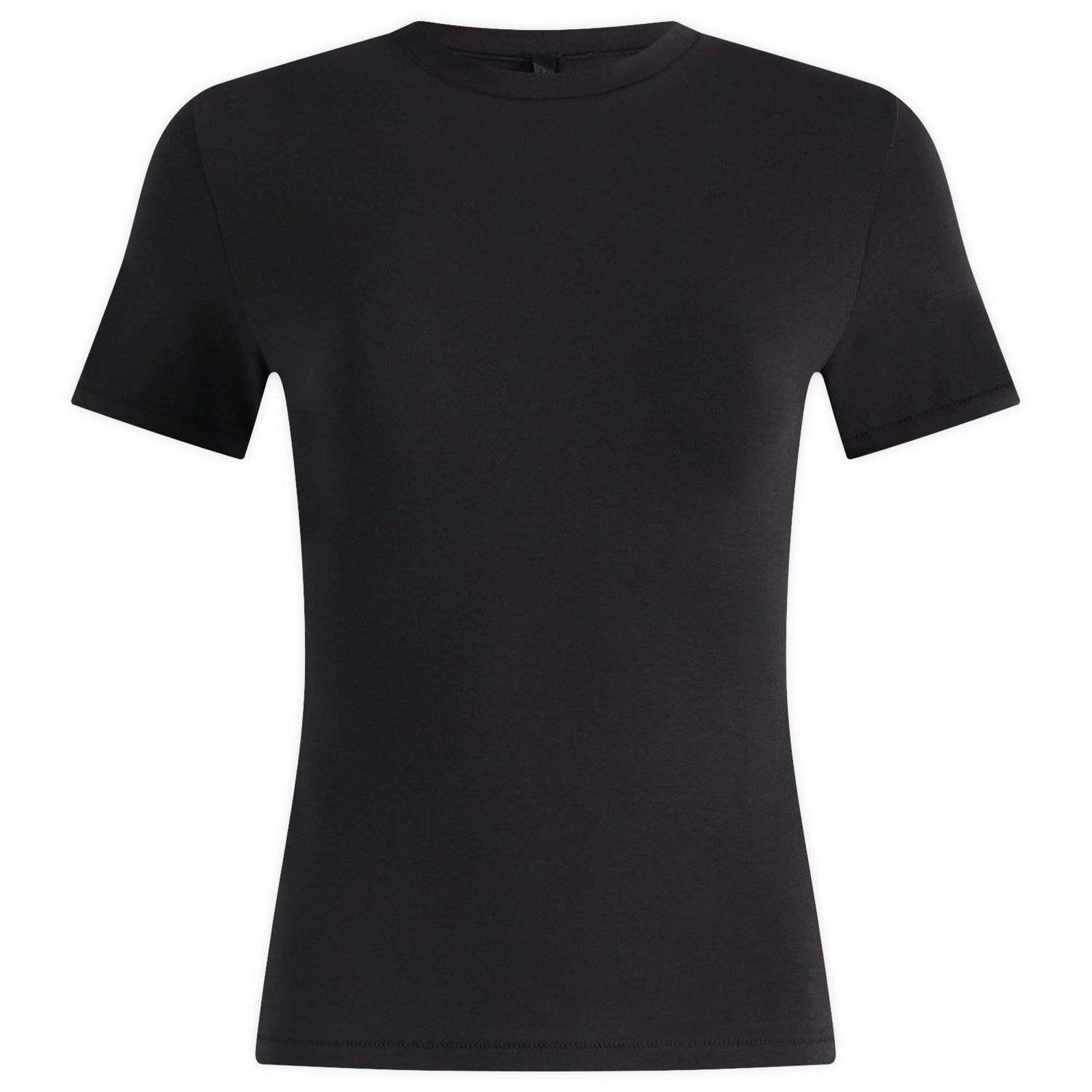 Tričko SKIMS Cotton Jersey T-Shirt Size Large Čierna | AP-TSH-0638-SOOT, 1
