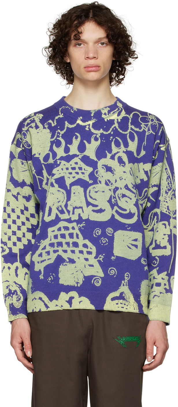 Sveter PACCBET Rassvet Blue Spray Sweater Navy | 2 BLUE, 0