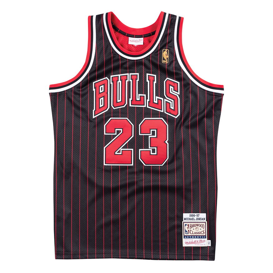 Dres Mitchell & Ness NBA Chicago Bulls Michael Jordan 1996-97 Authentic Jersey Čierna | AJY4AC18126-CBUBLCK96MJO, 0