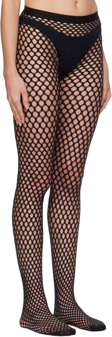 Ponožky WARDROBE.NYC Web Fishnet Tights Čierna | W2223R18KN, 1