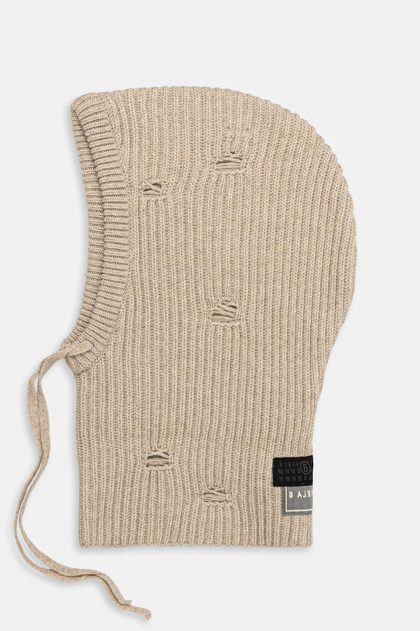 Klobúk Maison Margiela MM6 Maison Margiela Wool Balaclava Béžová | S52TB0008.M13138.806M