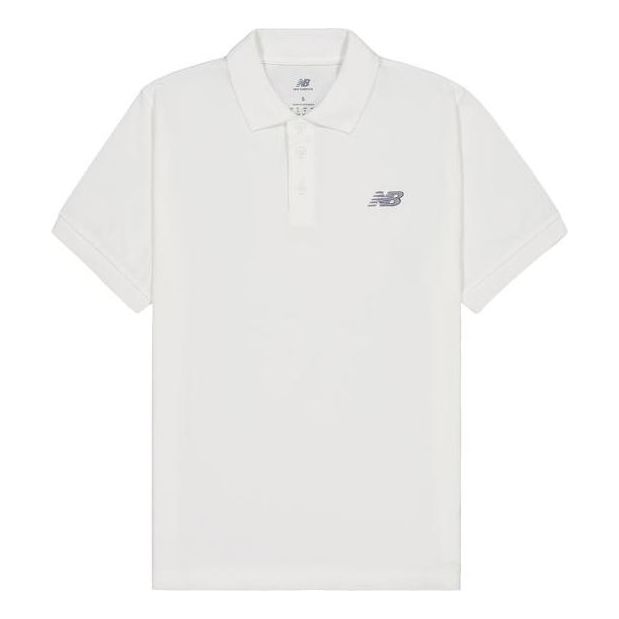 Polo tričko New Balance Cotton Polo Biela | MT41503-WT