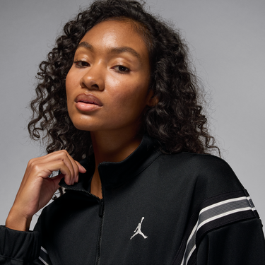 Súprava Jordan Brooklyn Full-Zip Tracksuit Jacket Polyester/Elastane Čierna | HQ9215-010, 1