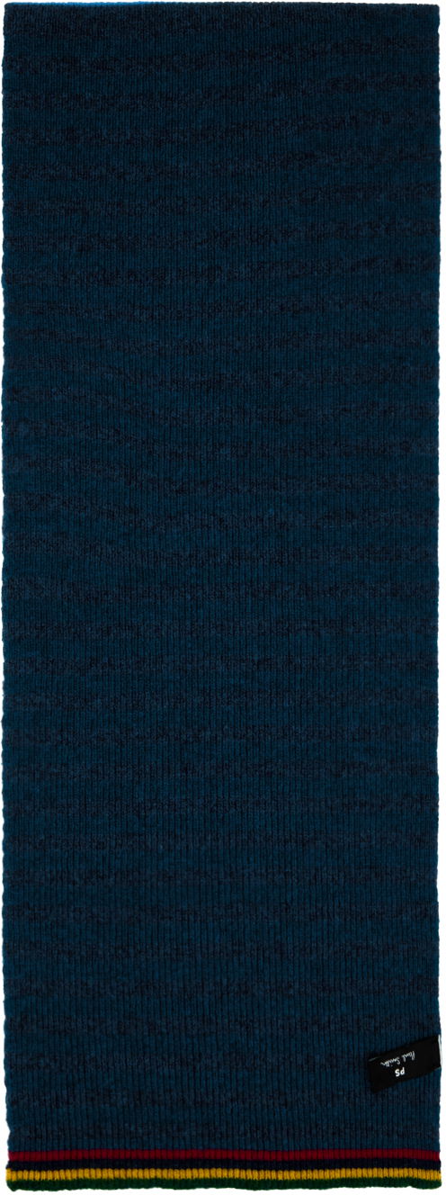 Šál Paul Smith PS Paul Smith Striped Knitted Scarf Modrá | M2A-151MK-M767-47-0, 1
