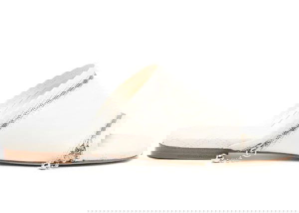 Tenisky a topánky Burberry Peep Slides Ivory W Béžová | 8083786, 0