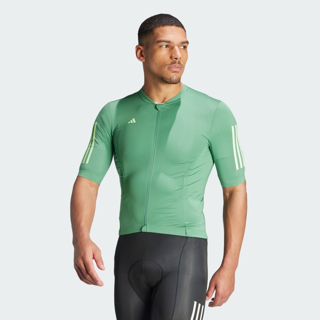 Dres adidas Performance Tempo 3-Stripes Cycling Zelené | IP2685, 1