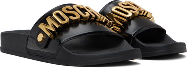 Doplnky Moschino Moschino Lettering Logo Slides Čierna | MA28032G1M M11 000, 3