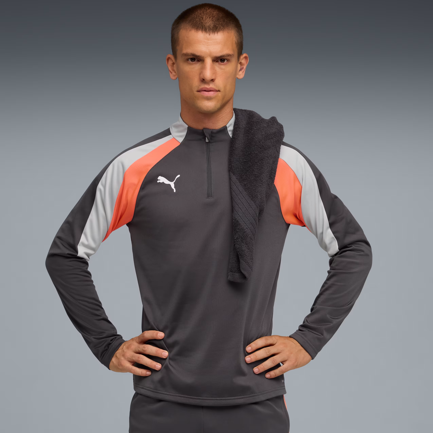 Mikina Puma IndividualLIGA Long Sleeve 1/4 Zip Top Rôznofarebný | 659515-10, 1