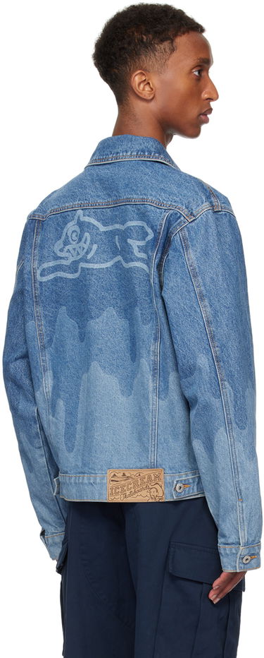 Bunda BBC IceCream ICECREAM Lazer Drip Trucker Denim Jacket Modrá | IC24369, 2