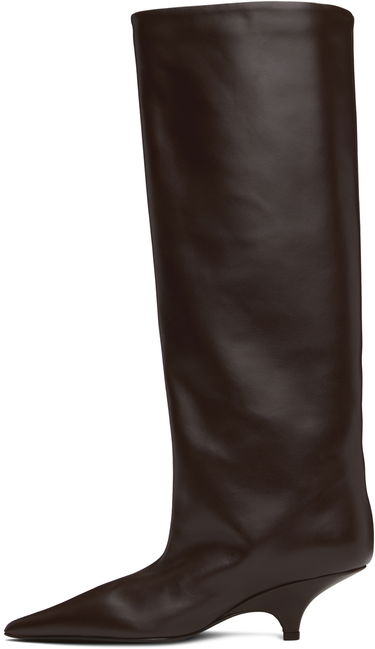 Tenisky a topánky TOTEME Wedge-Heel Knee Boots Hnedá | 244-WAS0192-LE0014, 2