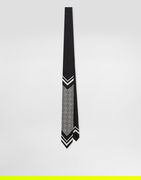 Dolce & Gabbana Micro-Design and Logo Twill Tie