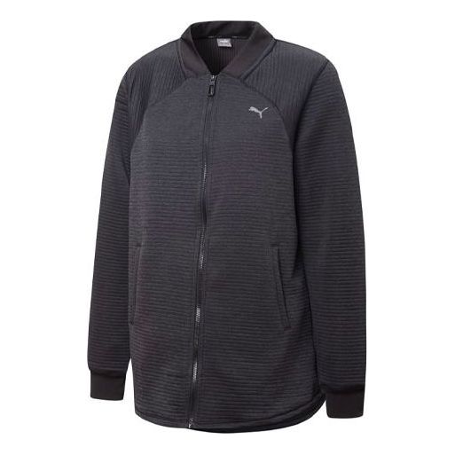 Bomber bunda Puma Studio Textured Knit Jacket Čierna | 520994-01, 0