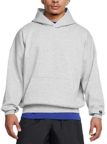 Mikina Under Armour Under Armour Icon Fleece OS Hoodie Šedá | 1387779-011, 0