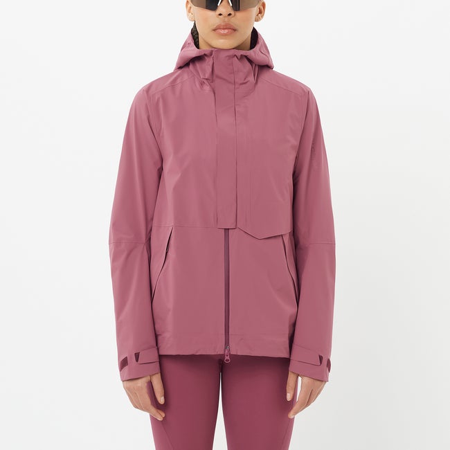 Bunda Salomon Outerpath Pro 2.5l Hooded Jacket Ružová | LC2646500, 0