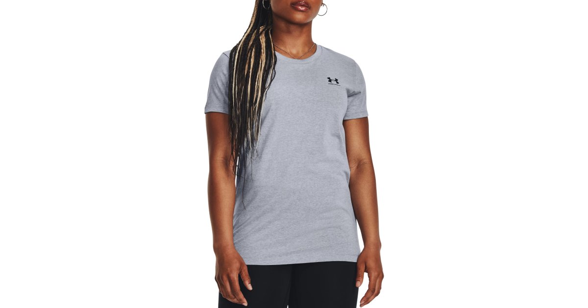 Tričko Under Armour Sportstyle Left Chest Logo Tee Šedá | 1379399-035, 1