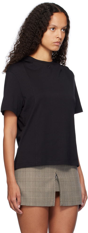 Tričko Courrèges Short Sleeve Cropped T-Shirt Biela | 424JTS159JS0175, 4