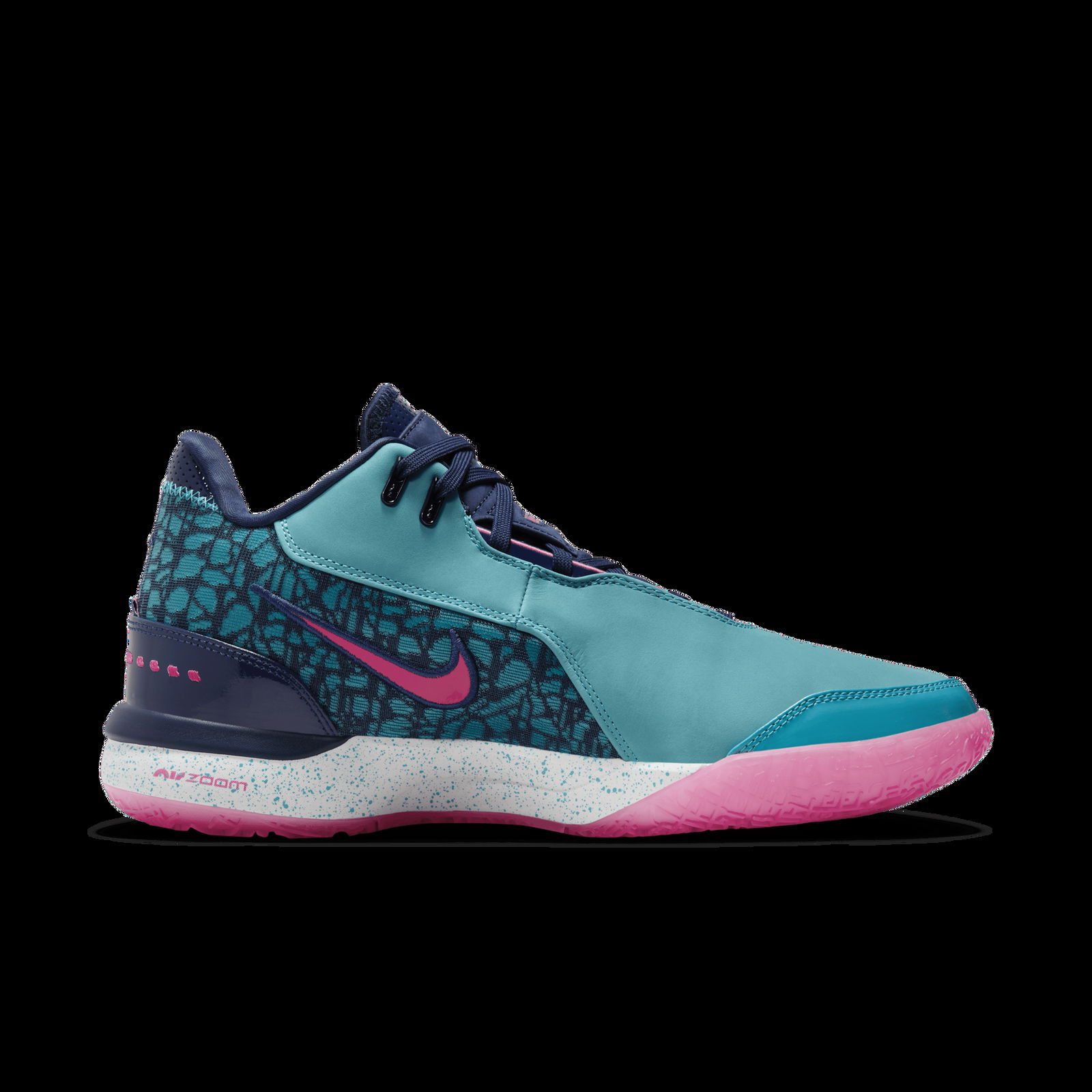 ZOOM LEBRON NXXT GEN AMPD DIGITAL VICE, DUSTY CACTUS/GREEN STRIKE-MIDNIGHT NAVY-FIERCE PINK-PLAYFUL PINK-SAIL