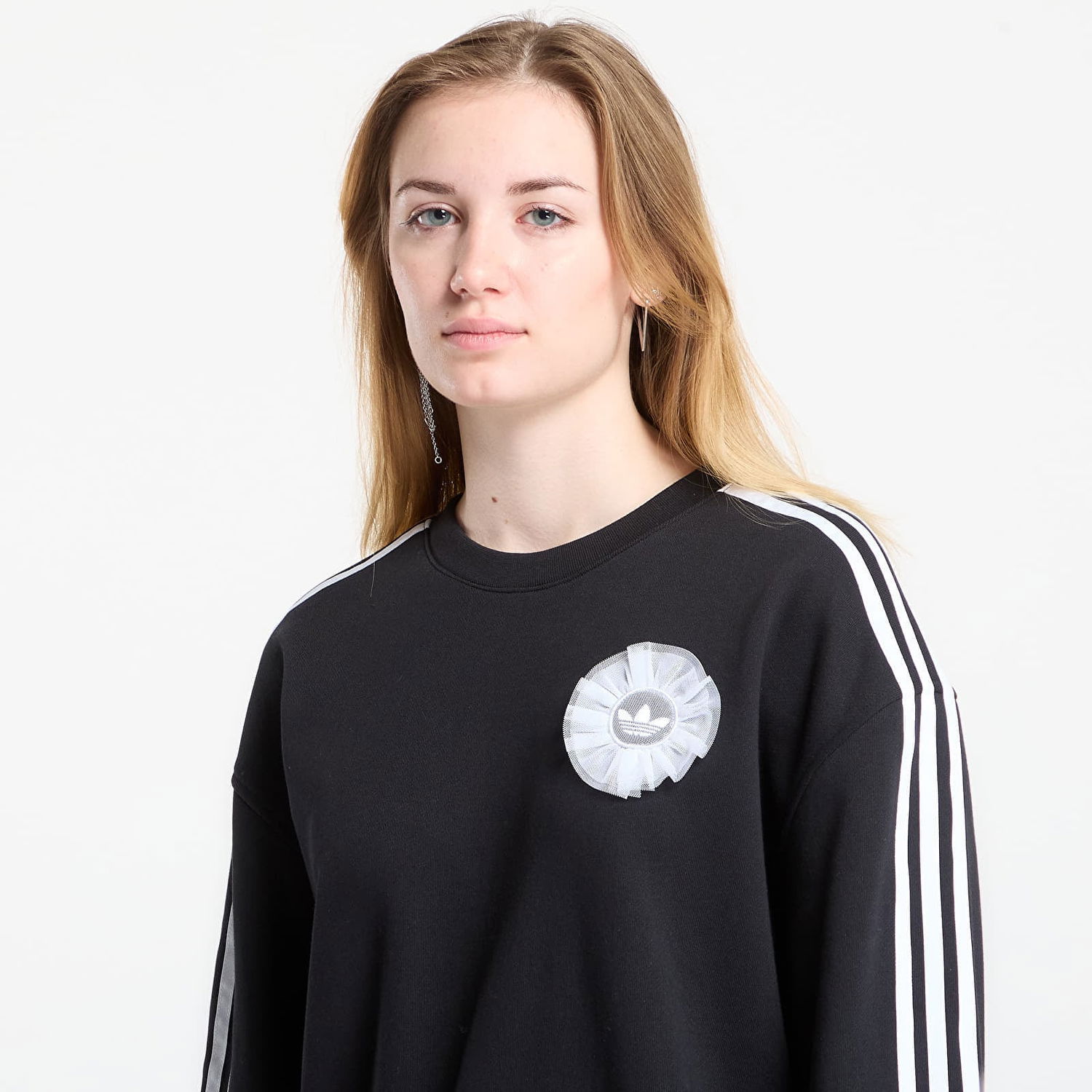 Mikina adidas Originals Branding Crew Sweatshirt Čierna | KS6470, 1